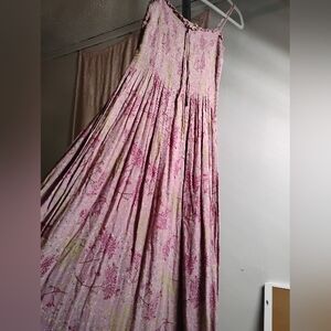 Kimchi Blue Pink Floral Maxi midi dress